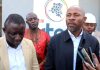 Ituri : Patrick Muyaya en visite d’inspection du bâtiment de la RTNC en chantier