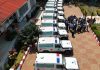 Ituri : Gaby Kasongo remet dix ambulances aux zones de santé pour renforcer la riposte contre Ebola