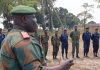 Kahemba : le commandant de la 11e région militaire en visite d’inspection sécuritaire