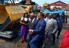Sud-Ubangi : le Gouverneur Intérimaire achemine les matériaux d’asphaltage pour la voirie de Gemena